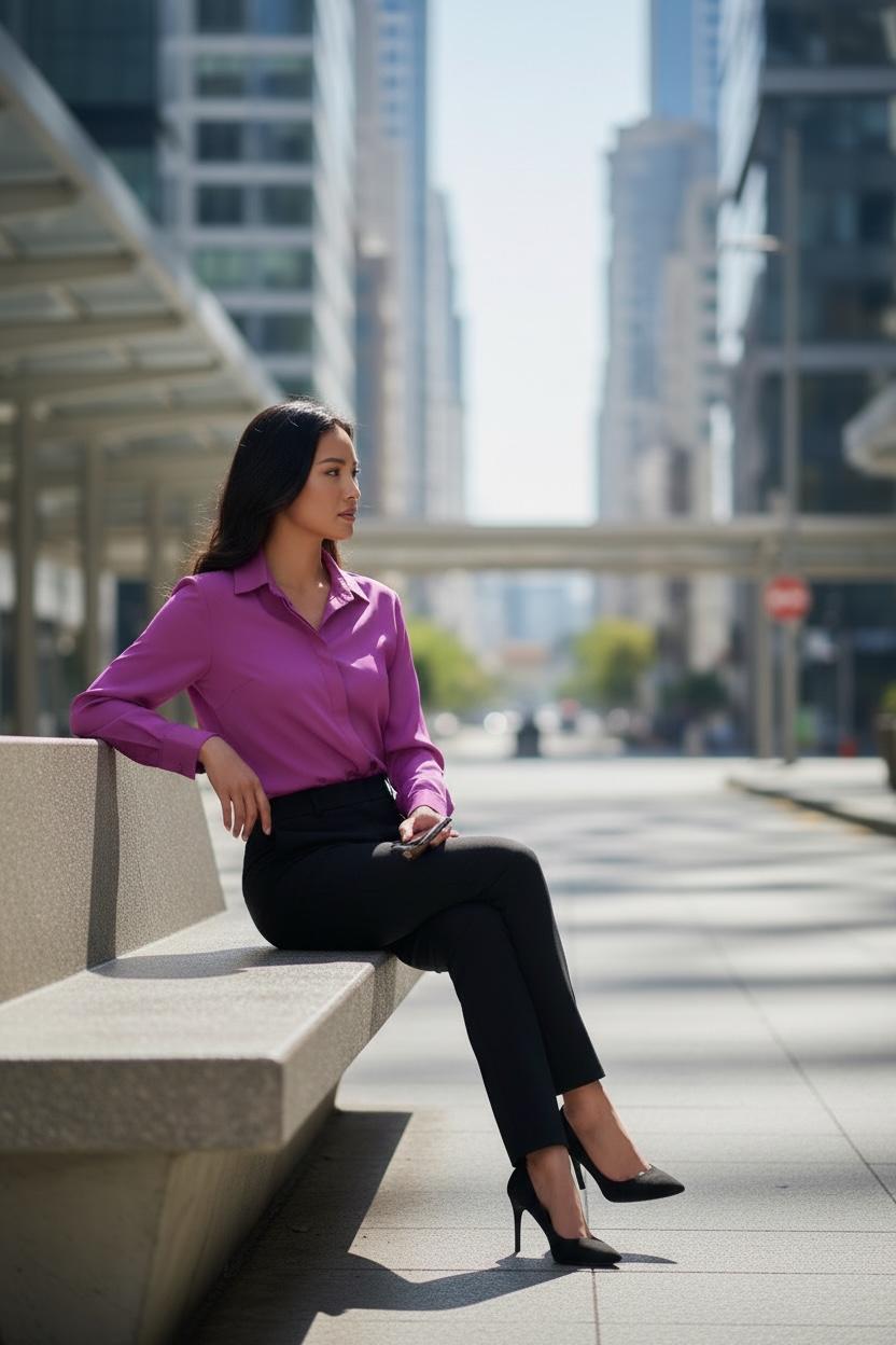 THE ELEGANCE SATIN SHIRT: SILKY TOUCH & ROYAL COLORS