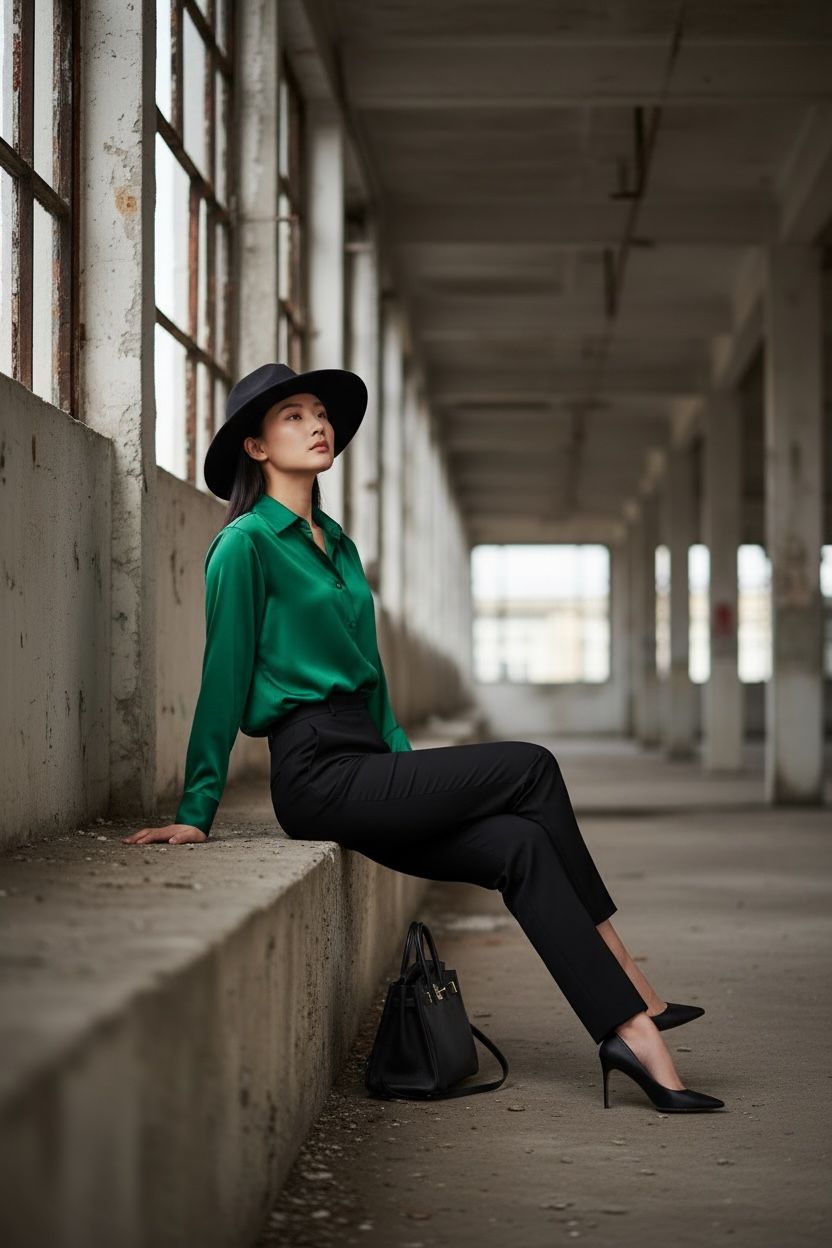 THE ROYAL SATIN SHIRT: SILKY FINISH & ELEGANT CUT