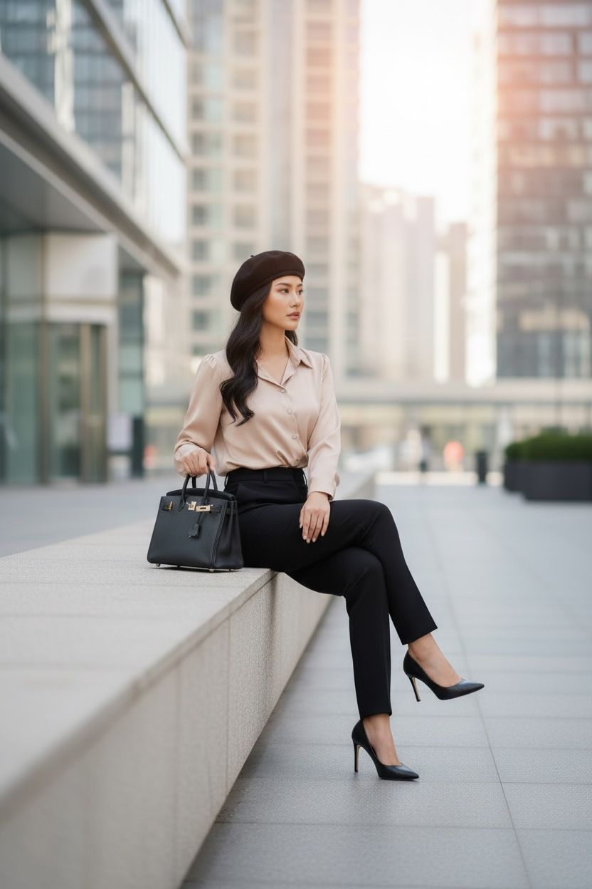 THE ELEGANCE SATIN SHIRT: SILKY TOUCH & ROYAL COLORS