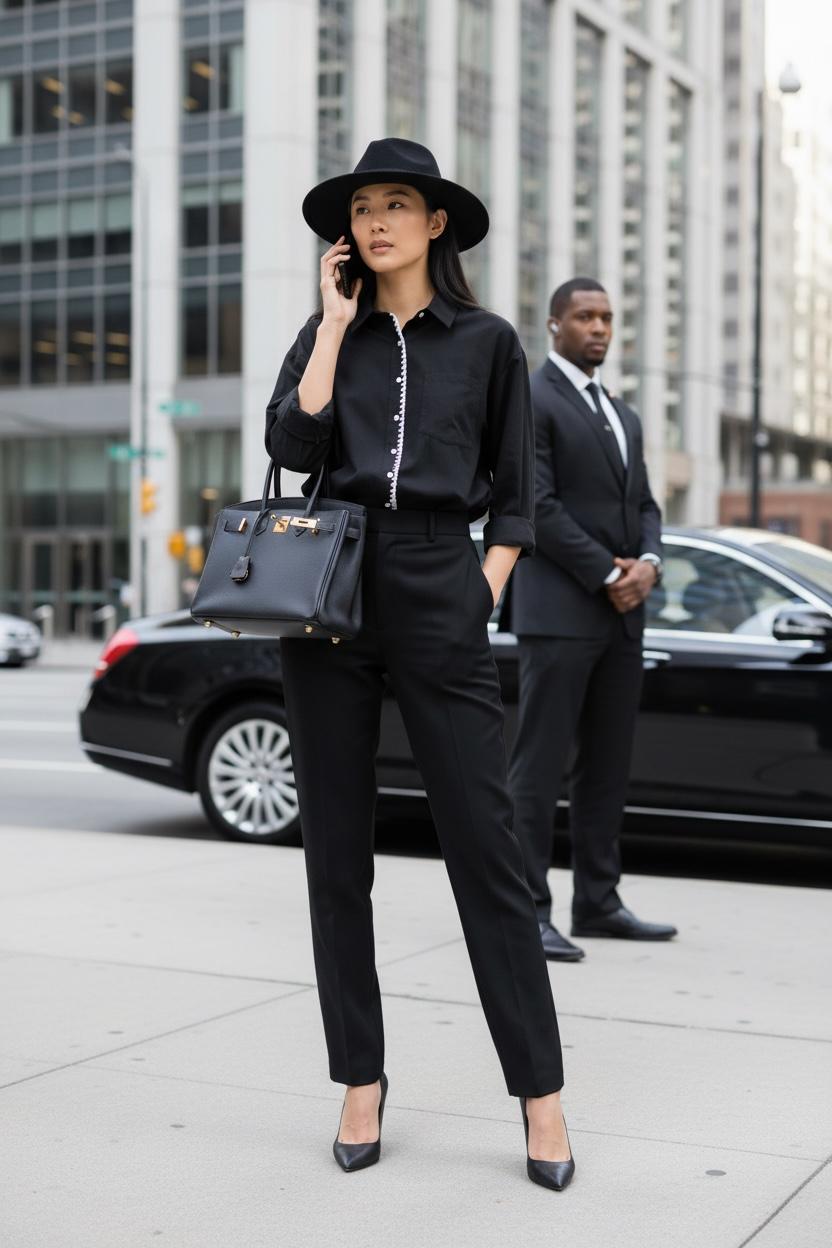 THE ICON PEARL TRIM TOP