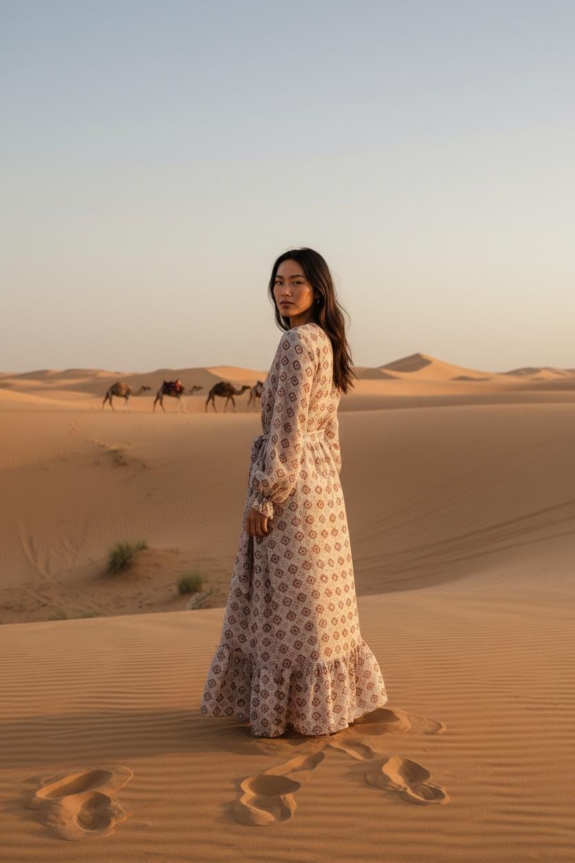 THE RIMAL GEOMETRIC MAXI TOP DRESS