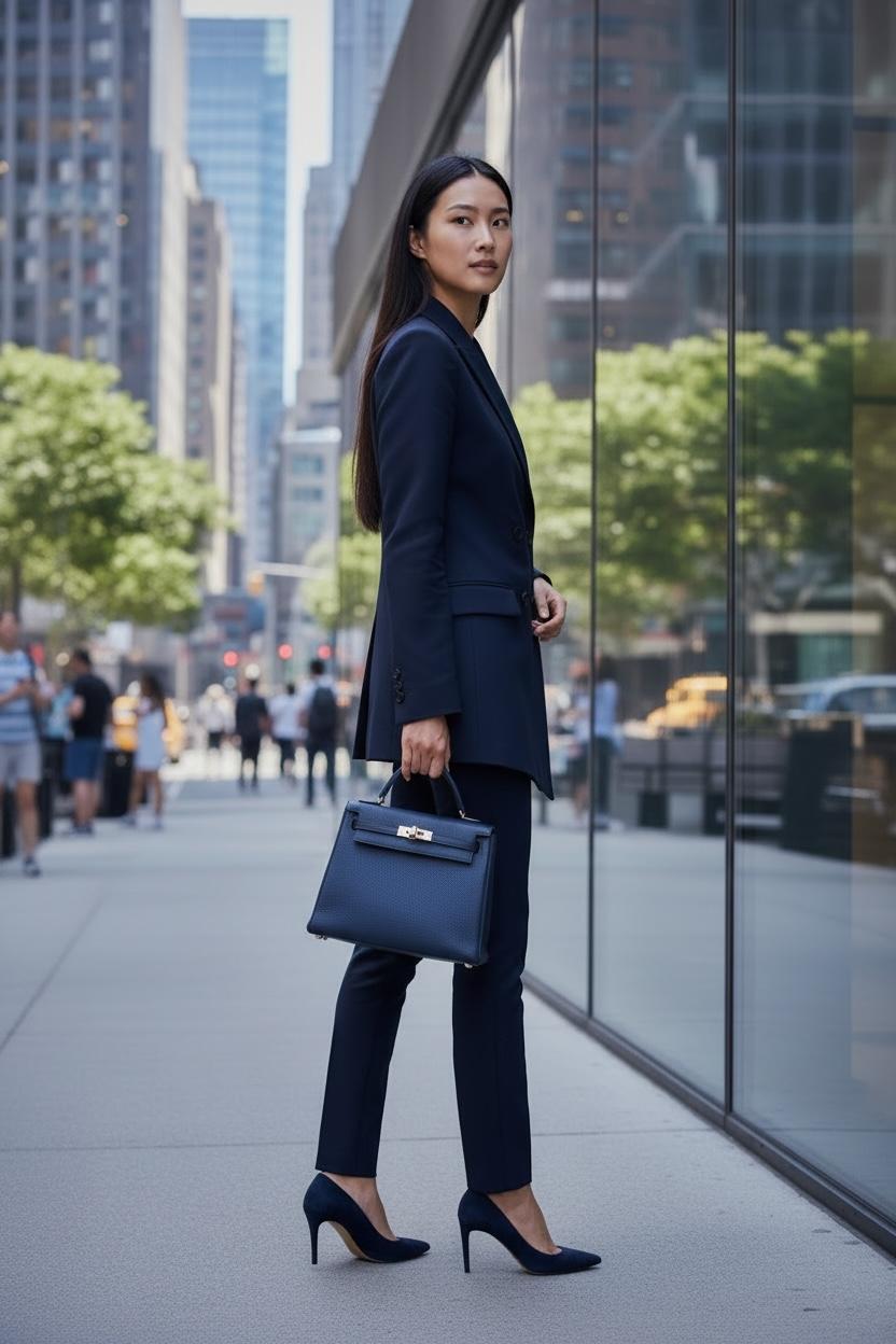 THE AVA ASYMMETRICAL BLAZER SUIT: UNIQUE TAILORED STYLE