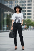 THE ICON ARTISTIC PORTRAIT WHITE T-SHIRT