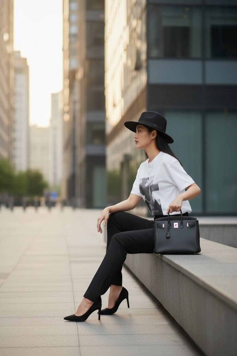 THE ICON ARTISTIC PORTRAIT WHITE T-SHIRT