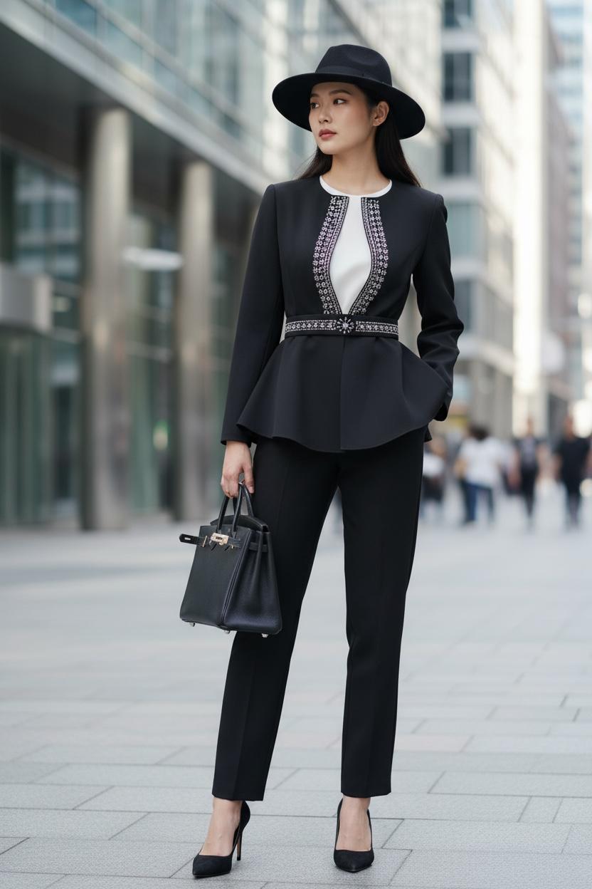 THE ROYAL CLASSIC SUIT: MIDNIGHT BLACK & DEEP NAVY