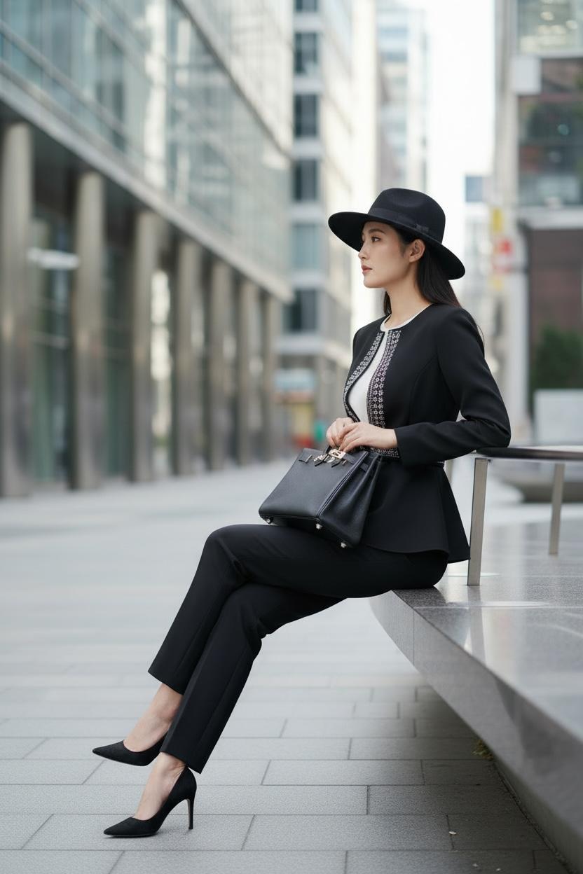 THE ROYAL CLASSIC SUIT: MIDNIGHT BLACK & DEEP NAVY