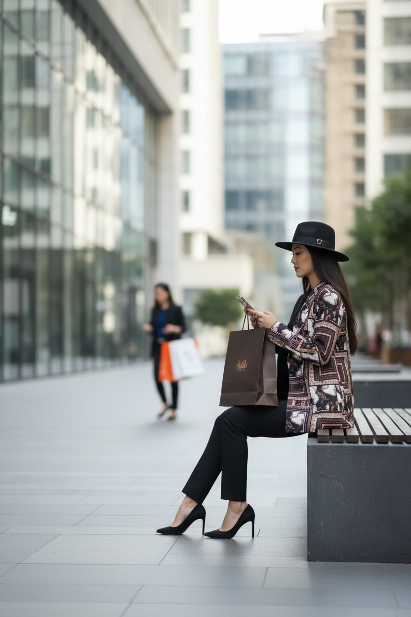 THE FUSION DUAL-DESIGN PATTERNED BLAZER
